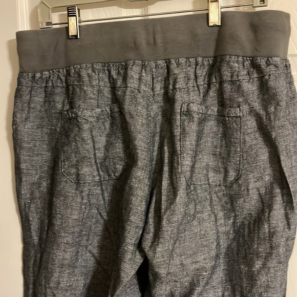 Soho street linen blend large pants - Picture 4 of 7